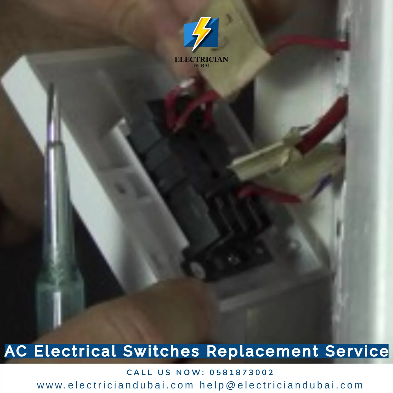 AC Electrical Switches Replacement Service in Dubai