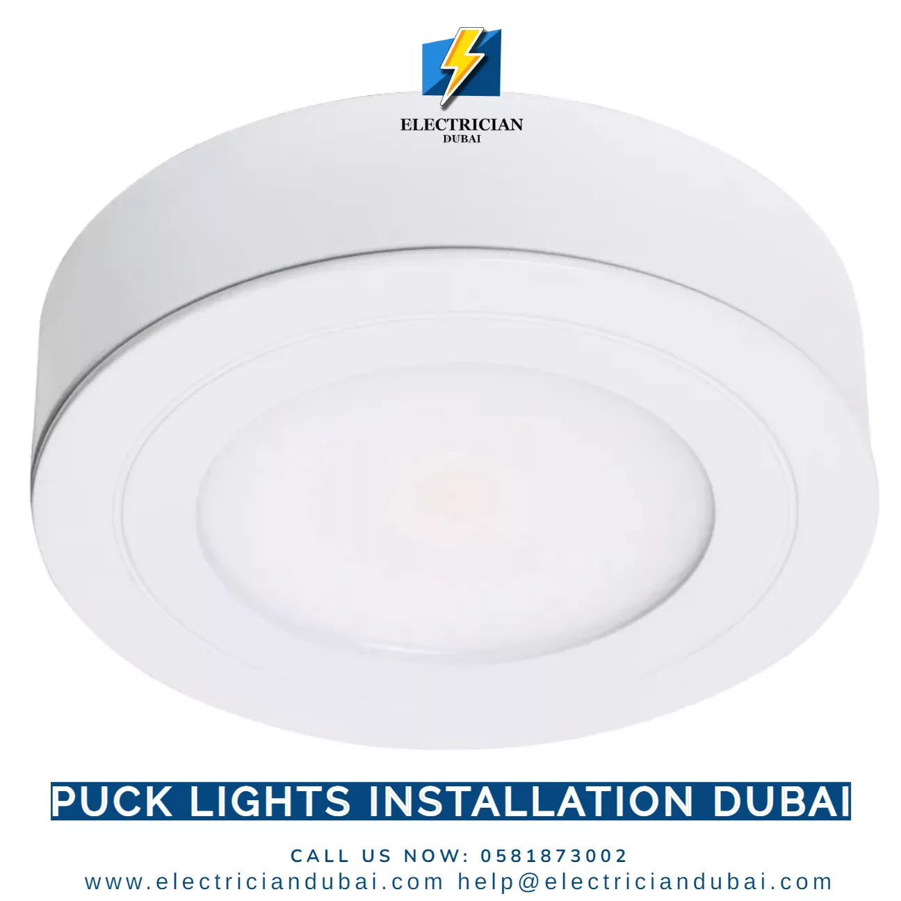 Puck Lights Installation Dubai