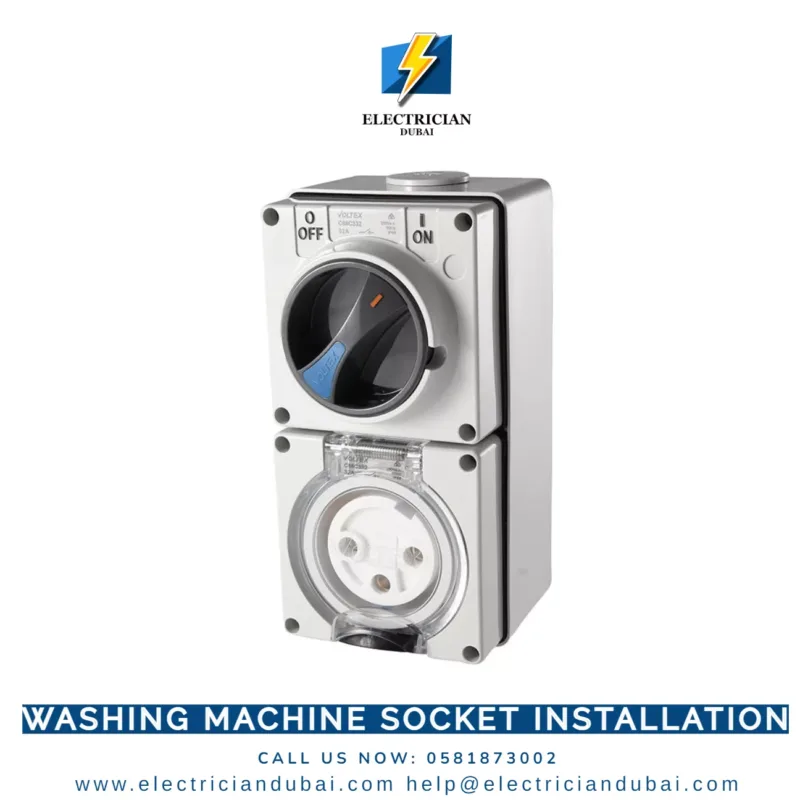Washing Machine Socket Installation