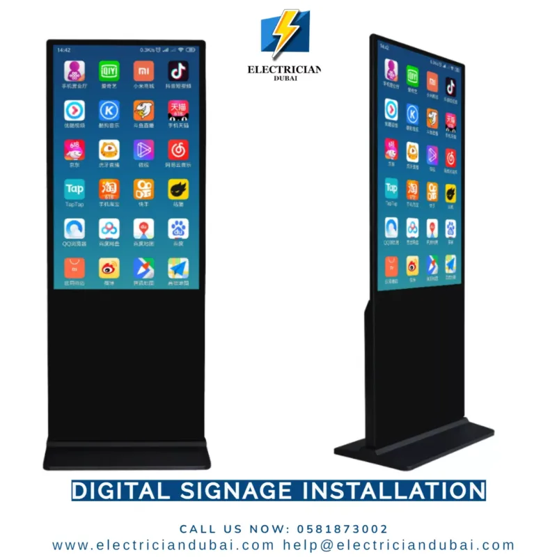 Digital signage Installation