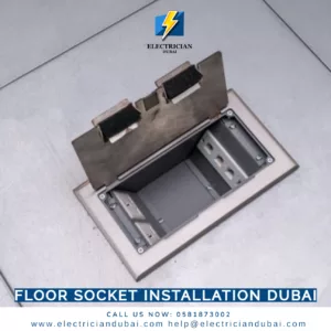 Floor socket installation Dubai 