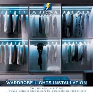 Wardrobe Lights Installation