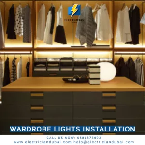 Wardrobe Lights Installation