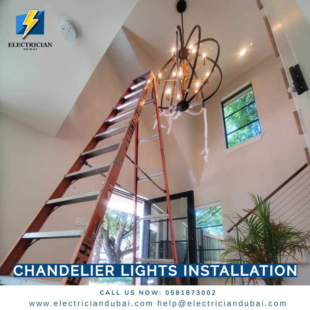 Chandelier Lights Installation