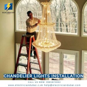 Chandelier Lights Installation