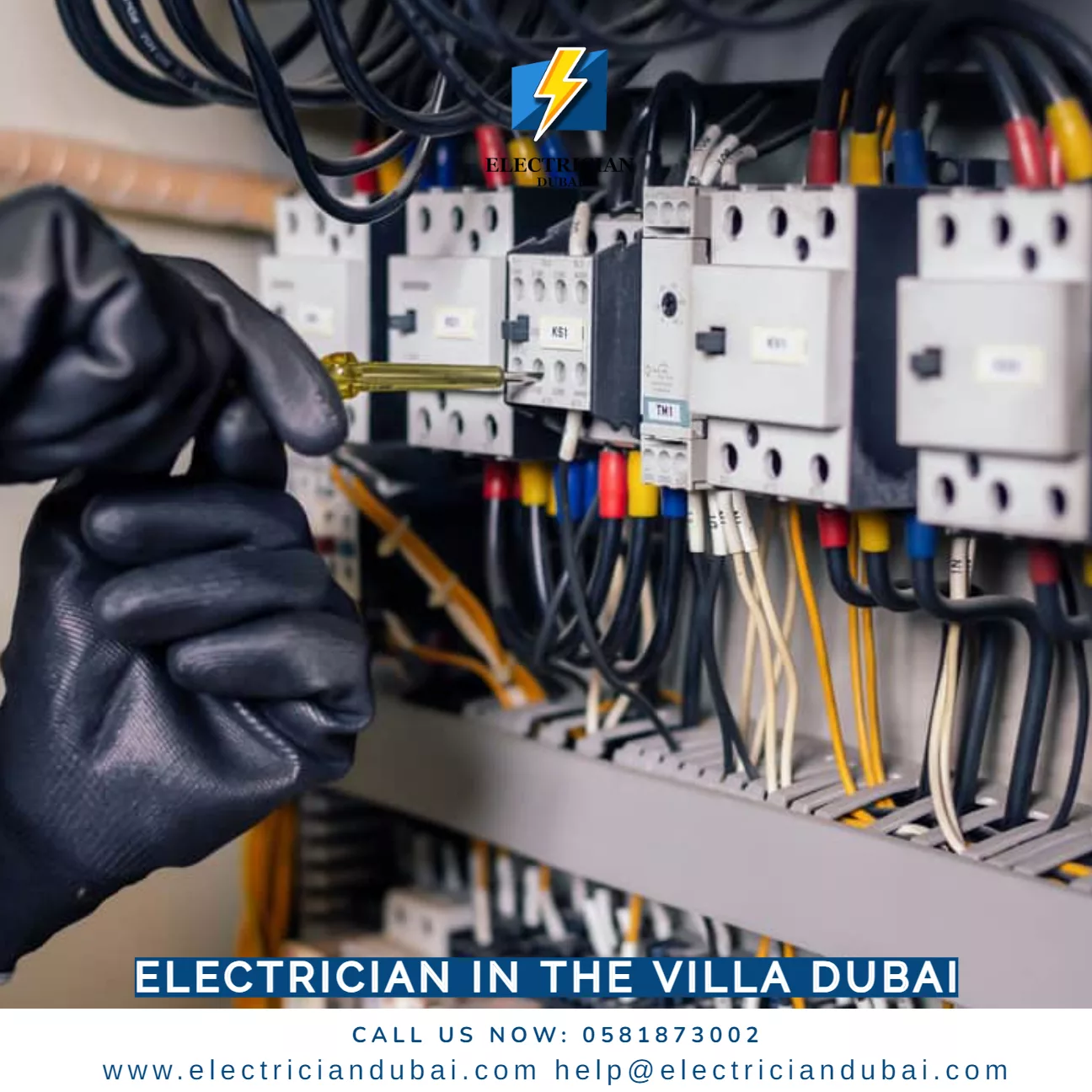 Cable Management Service Dubai - 0581873002, Electrician Dubai